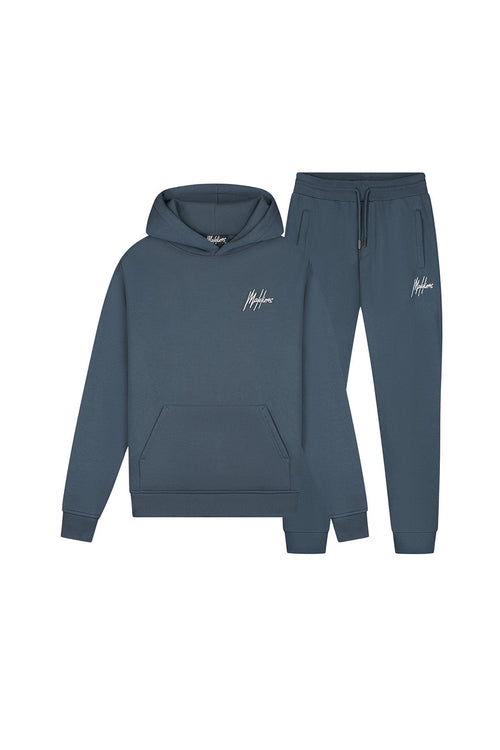 Malelions Men Signature Tracksuit | Slate