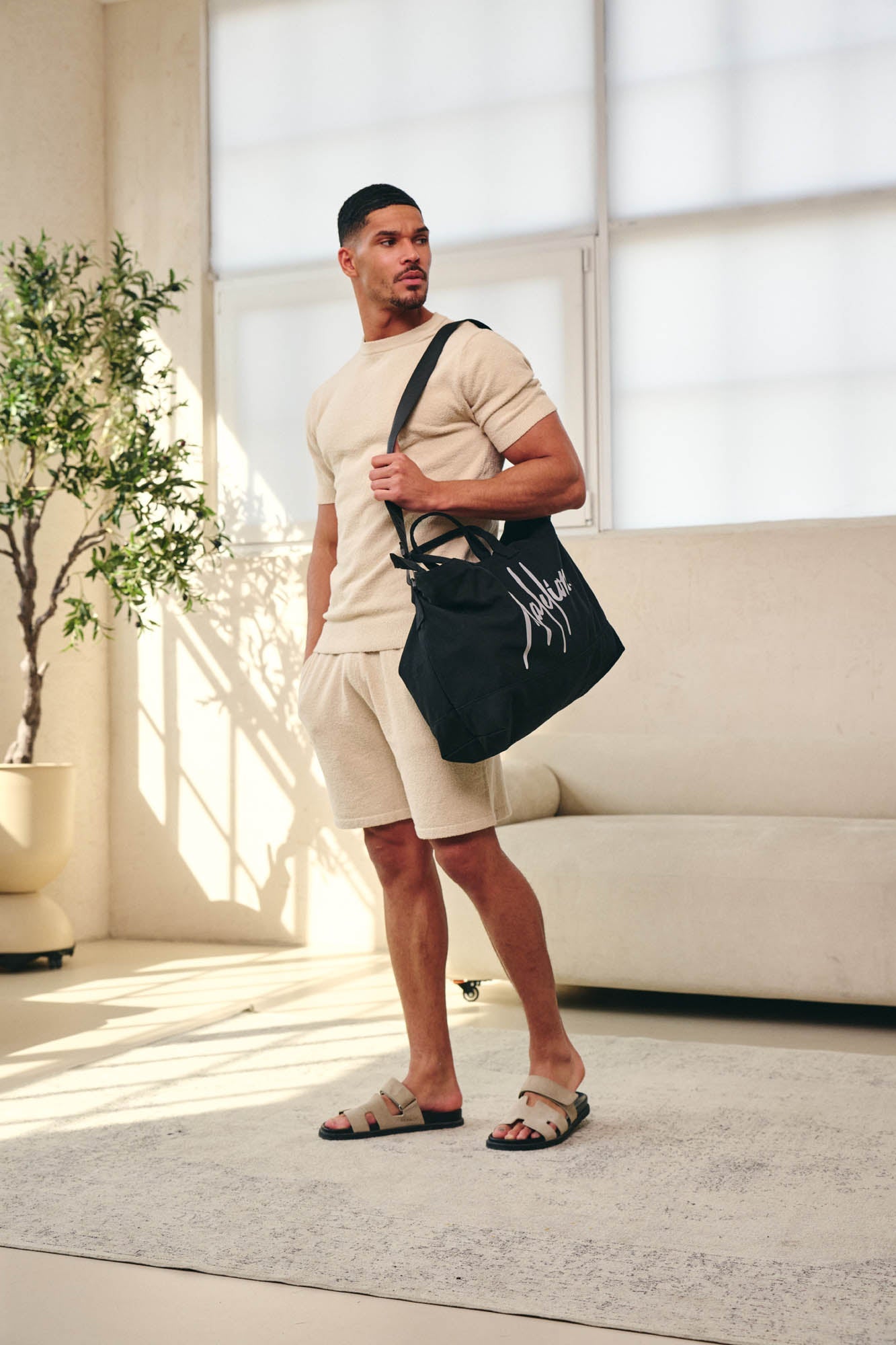 Malelions Medium Shopper | Black
